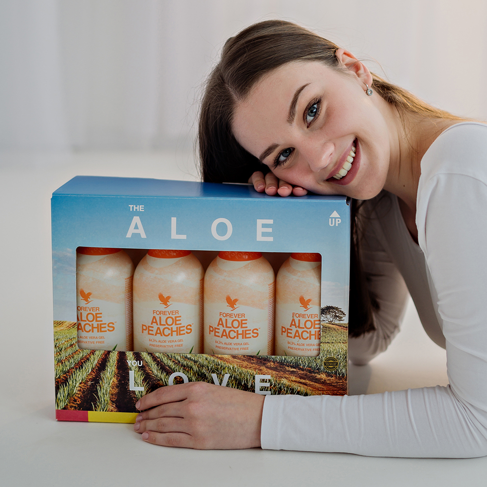 4 Pack Aloe Peaches